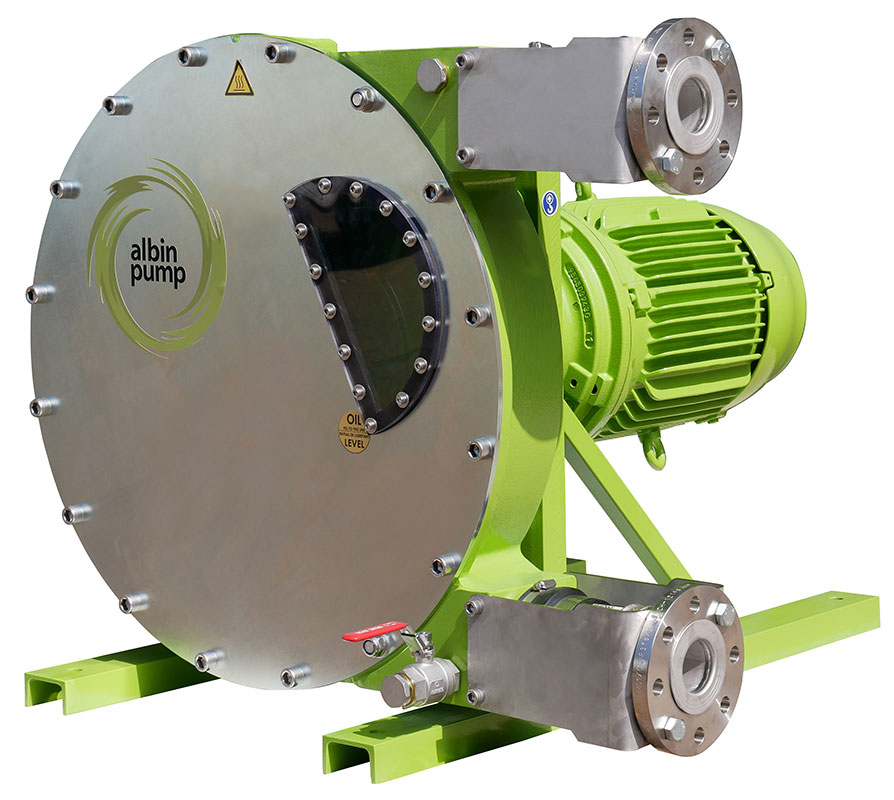 ALHX65 high pressure hose pump side view