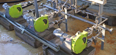 Chemical processing application for peristaltic pumps